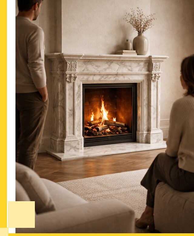 Мраморные камины под ключ в Ноябрьске от 253250 р. | ЭриданНбс