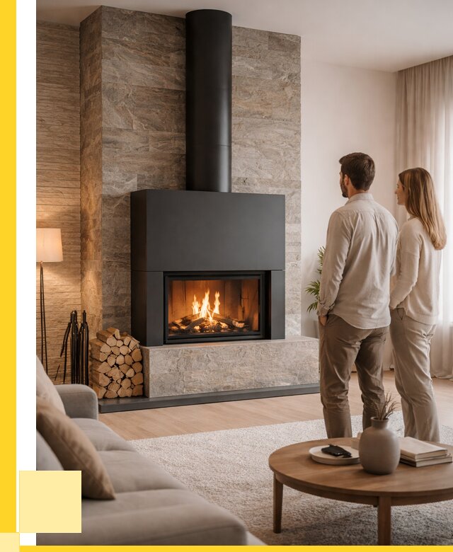 Закрытые камины под ключ в Ноябрьске от 121560 р., ЭриданНбс