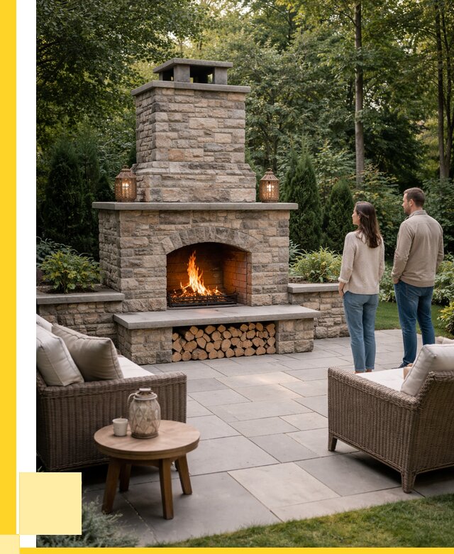 Уличные камины из кирпича в Ноябрьске от 151950 р. | ЭриданНбс