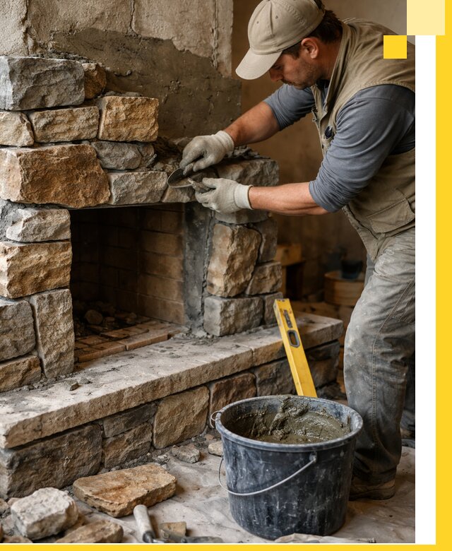 Изготовление и установка каменных каминов под ключ в Ноябрьске