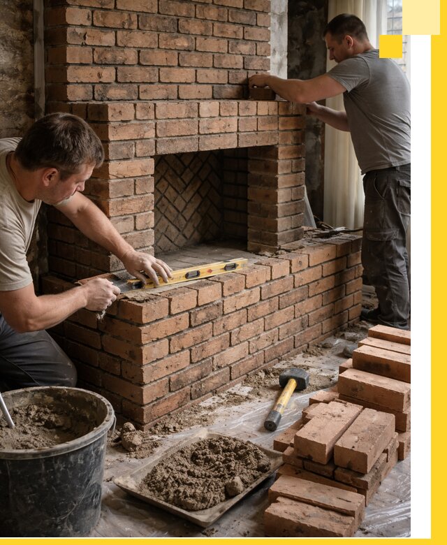 Изготовление и установка кирпичных каминов в Ноябрьске