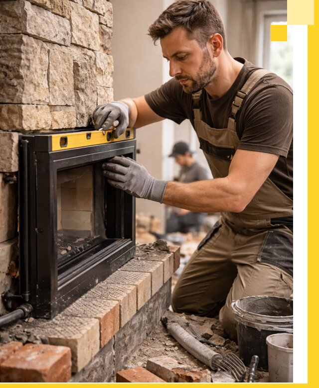 Дровяные камины под ключ в Ноябрьске: монтаж, обустройство