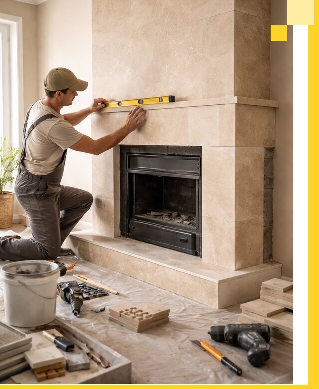 Установка и монтаж каминов в частном доме под ключ в Ноябрьске