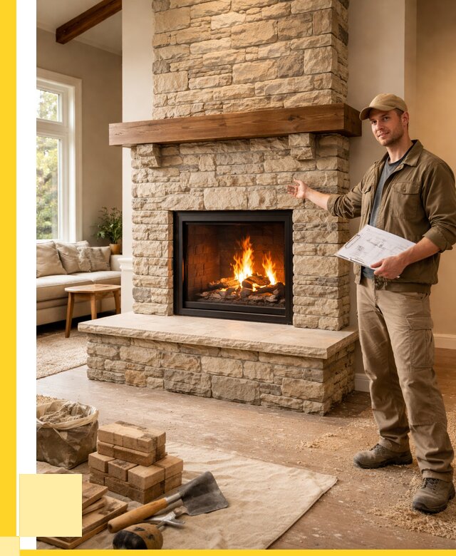 Камины под ключ в Ноябрьске от 182340 р. | ЭриданНбс — установка