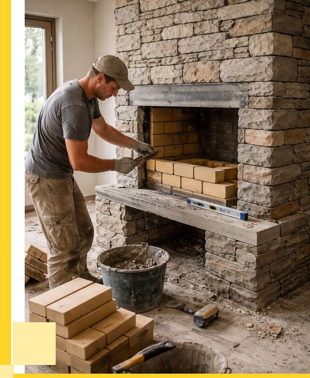 Кладка каминов и камина в Ноябрьске от 25325 р. ЭриданНбс