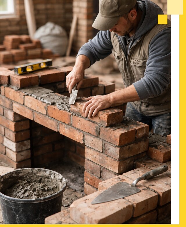 Кладка каминов под ключ в Ноябрьске профессиональная отделка и монтаж