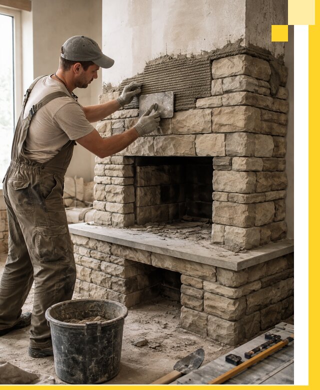 Строительство каминов под ключ в Ноябрьске от проектирования до монтажа