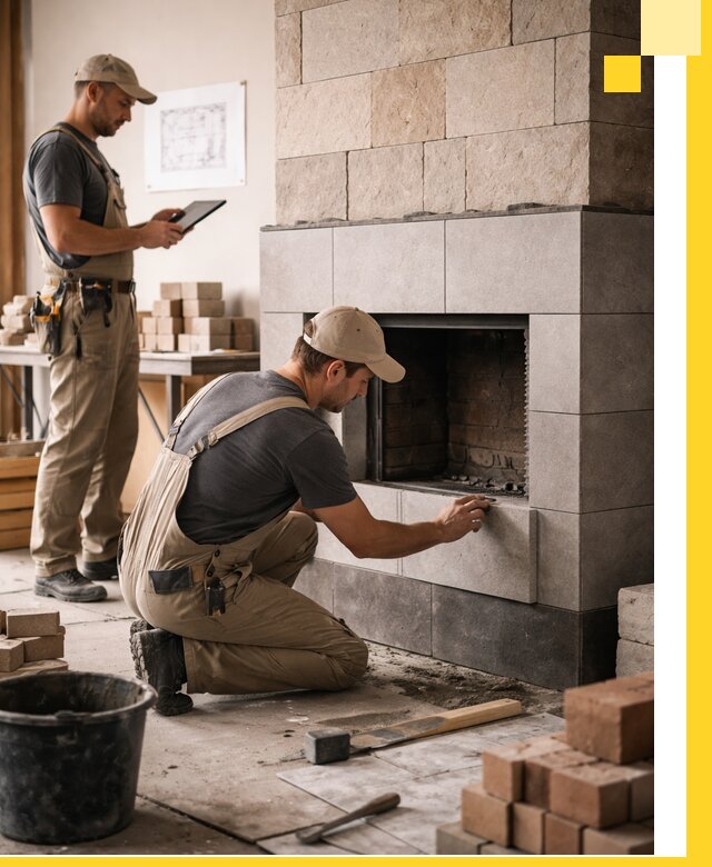 Индивидуальные проекты каминов и каминных систем в Ноябрьске