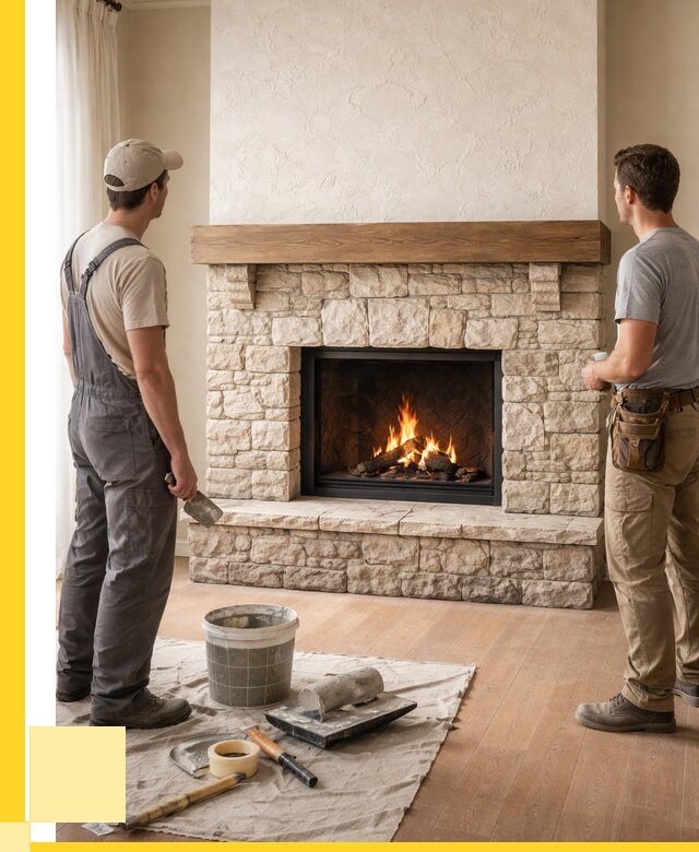 Отделка каминов в Ноябрьске от 6585 р. под ключ | ЭриданНбс