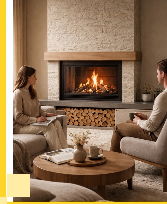 Камины со стеклом в Ноябрьске от 182340 р. | ЭриданНбс — топки 3 стекла