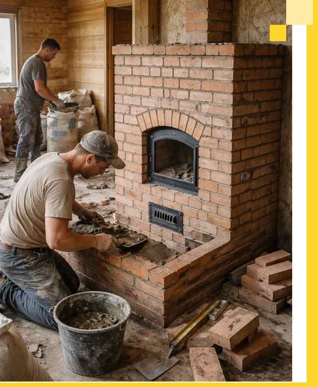 Профессиональное строительство печей в Ноябрьске под ключ