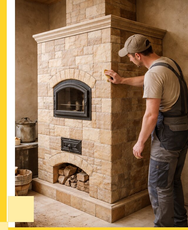 Облицовка печей в Ноябрьске от 4559 р. под ключ | ЭриданНбс