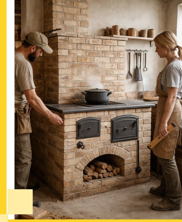 Варочно отопительные печи в Ноябрьске от 91170 р. | ЭриданНбс