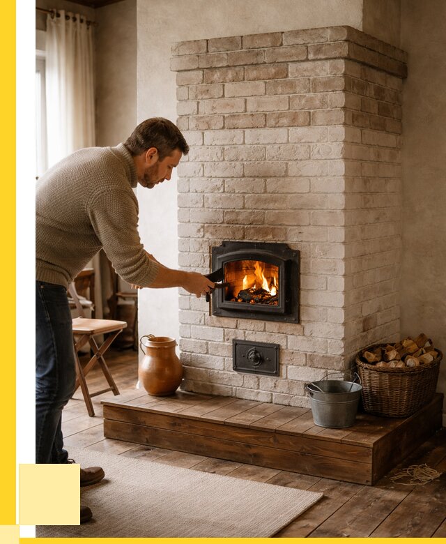 Печь голландка из кирпича в Ноябрьске от 86105 р. | ЭриданНбс