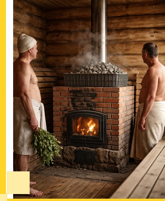 Печи для парной в Ноябрьске под ключ от 65845 р. - ЭриданНбс