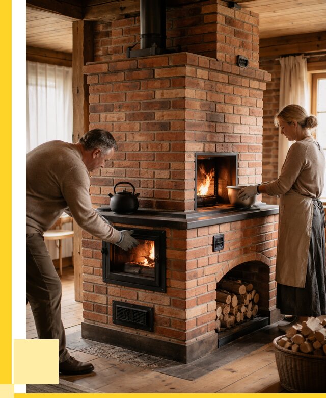 Печи для загородного дома под ключ в Ноябрьске от 81040 р. | ЭриданНбс