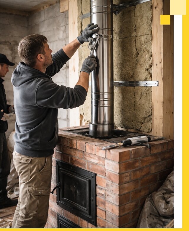 Изготовление и монтаж печей и дымоходов под ключ в Ноябрьске