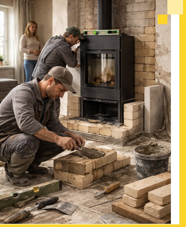 Печи и камины под ключ: проект, установка в Ноябрьске