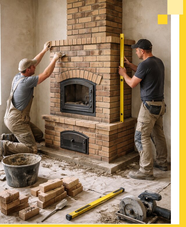 Продажа и установка печей и каминов для дома под ключ в Ноябрьске