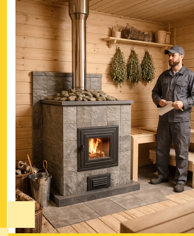 Печи для бани под ключ в Ноябрьске от 121560 р. | ЭриданНбс