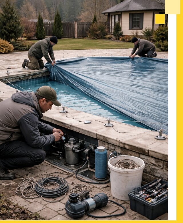 Консервация бассейнов в Ноябрьске: подготовка к длительному хранению