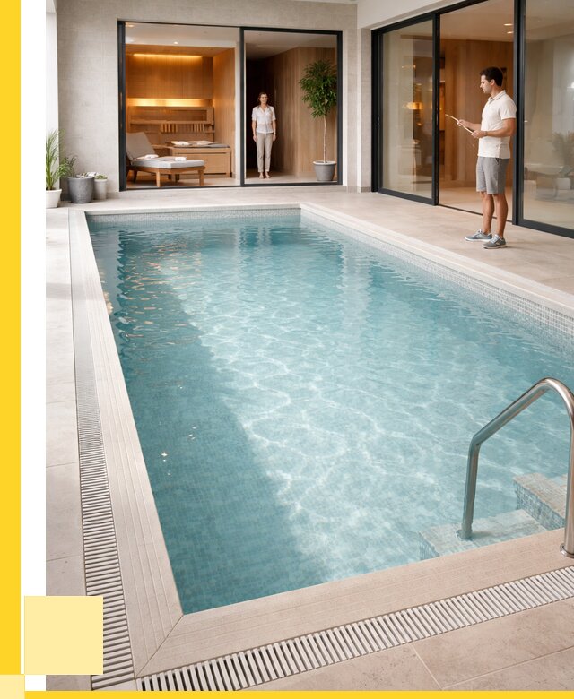 Отделка бассейна пленкой ПВХ в Ноябрьске от 3546 р. - ЭриданНбс