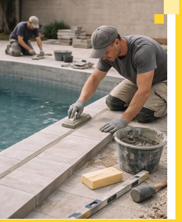 Отделка бассейнов в Ноябрьске: декоративная отделка и гидроизоляция