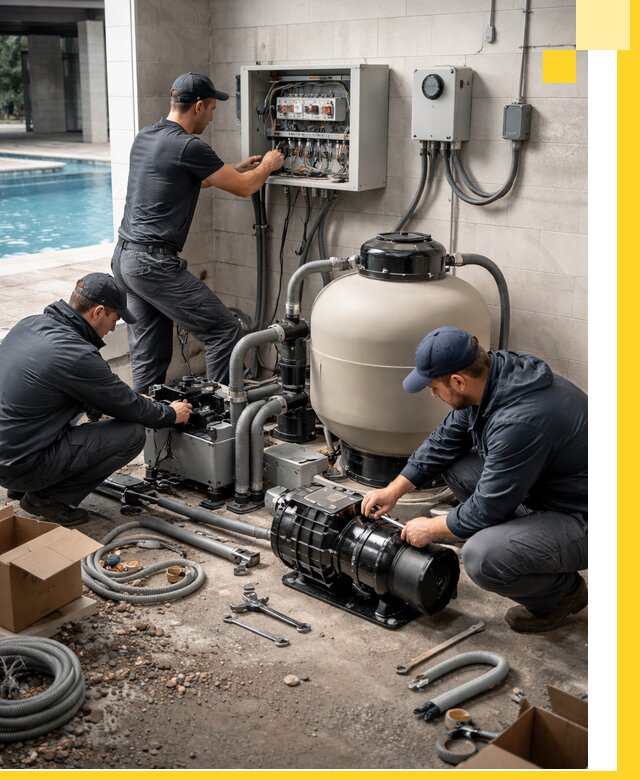 Профессиональный монтаж оборудования для бассейнов в Ноябрьске