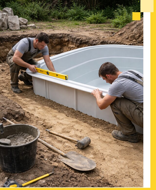 Производство и установка пластиковых бассейнов в Ноябрьске под ключ