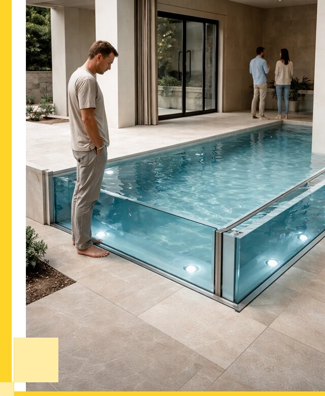 Стеклянные бассейны в Ноябрьске от 1215600 р. | ЭриданНбс — мозаика