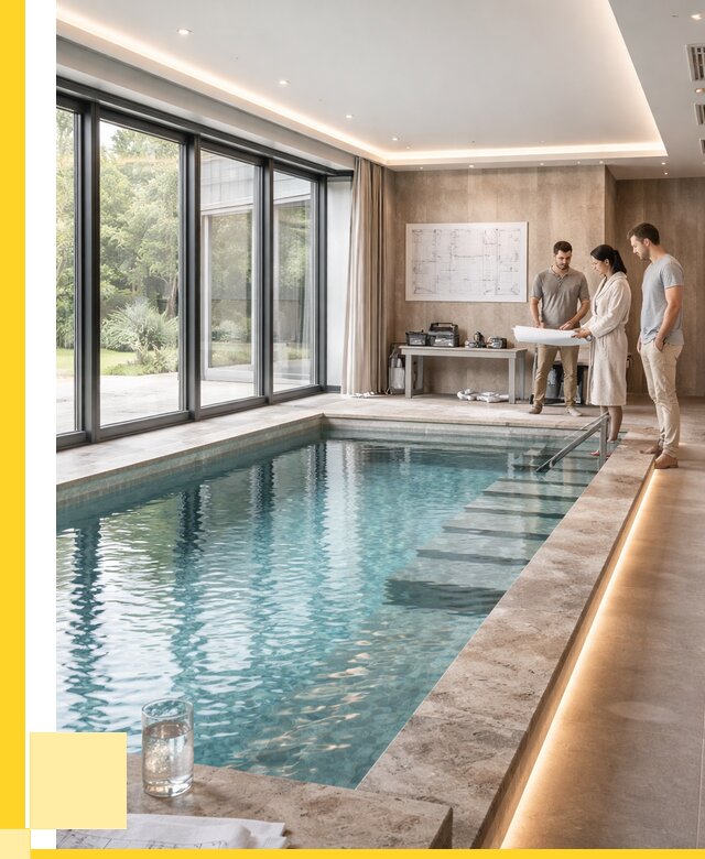 Закрытые бассейны под ключ в Ноябрьске от 2532500 р. | ЭриданНбс