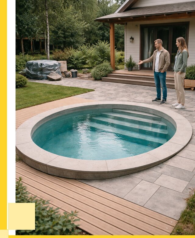 Бассейн на даче под ключ в Ноябрьске от 202600 р., ЭриданНбс