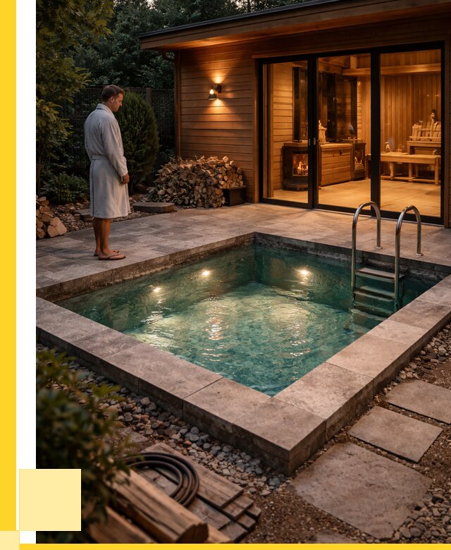 Бани с бассейном под ключ в Ноябрьске от 96235 р. | ЭриданНбс