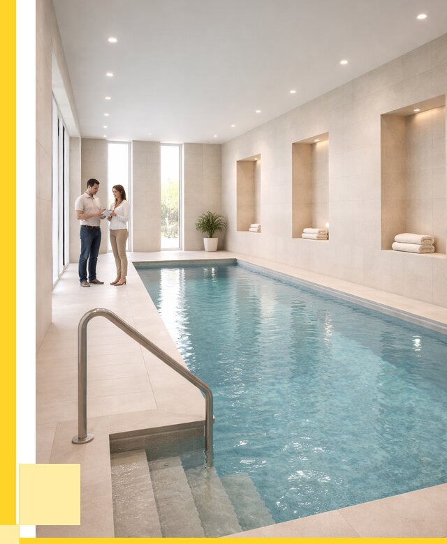 Бассейны в помещении под ключ в Ноябрьске от 1519500 р. | ЭриданНбс