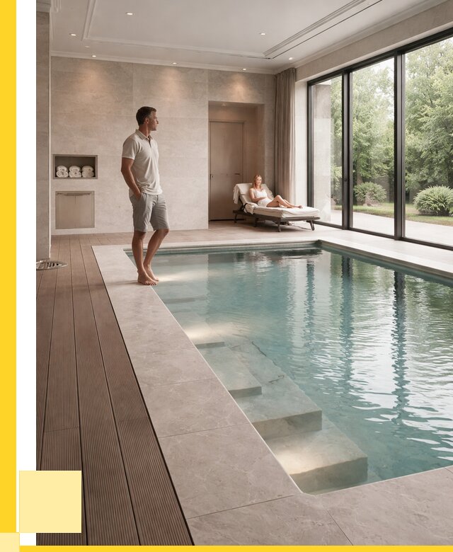 Бассейны в коттедже под ключ в Ноябрьске от 1215600 р. | ЭриданНбс