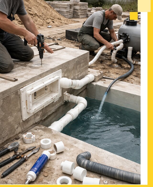 Строительство скиммерных бассейнов под ключ в Ноябрьске