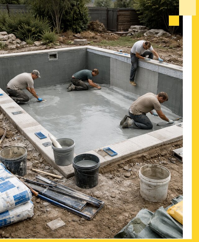 Изготовление и монтаж чаши бассейна под ключ в Ноябрьске