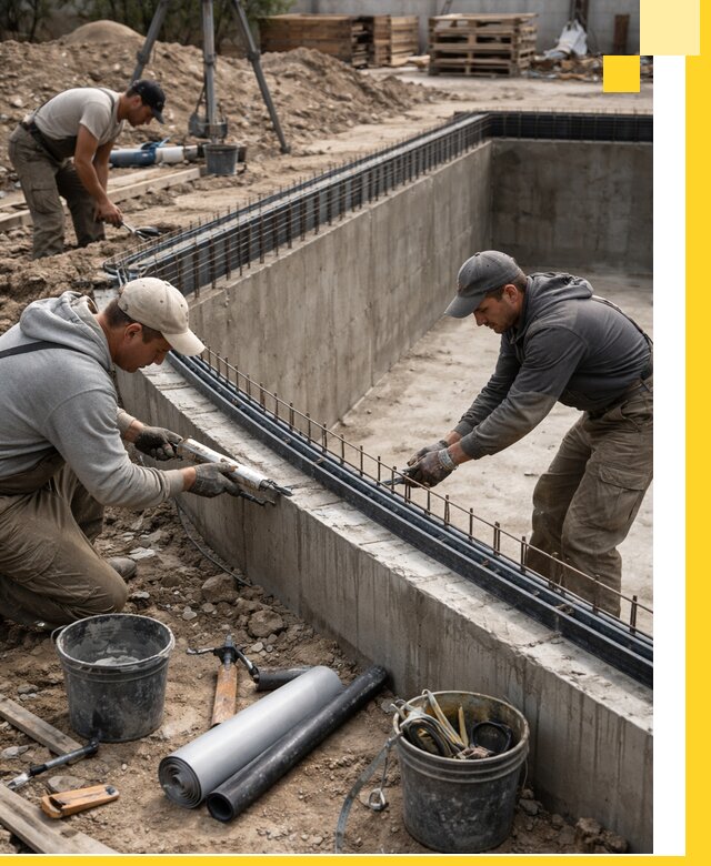 Качественный монтаж чаши бассейна в Ноябрьске под ключ с гарантией