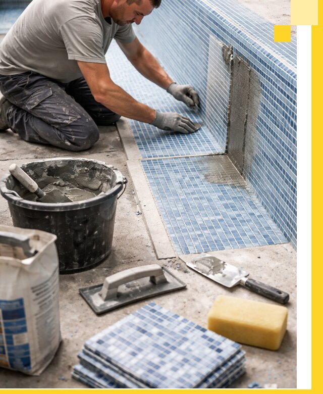 Укладка и ремонт мозаики для бассейнов под ключ в Ноябрьске