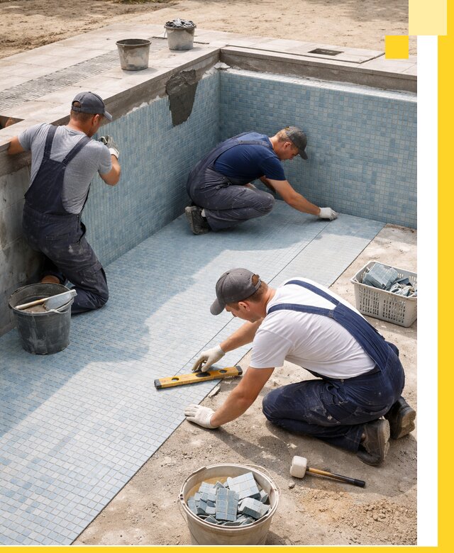 Укладка и установка плитки для бассейнов под ключ в Ноябрьске