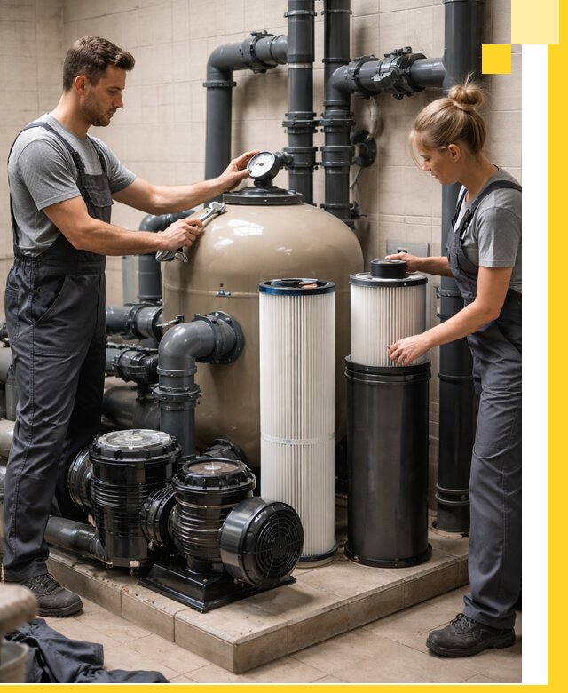 Фильтры и системы фильтрации для бассейнов в Ноябрьске