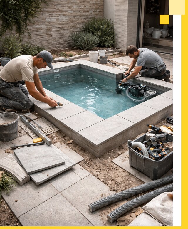 Мини бассейны под ключ в Ноябрьске, дизайн и установка