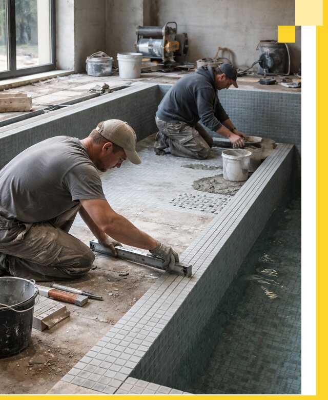 Строительство бассейна в частном доме в Ноябрьске под ключ