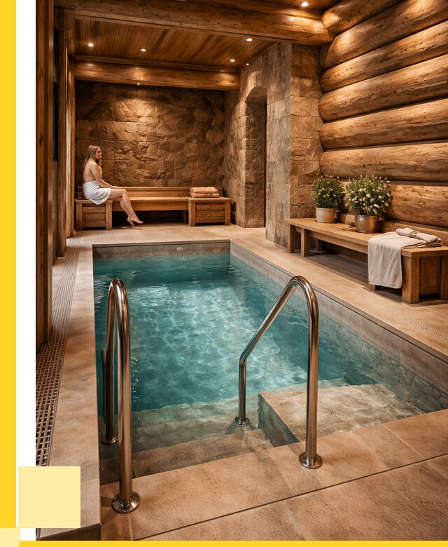 Аренда бани с бассейном в Ноябрьске от 1519500 р. | ЭриданНбс