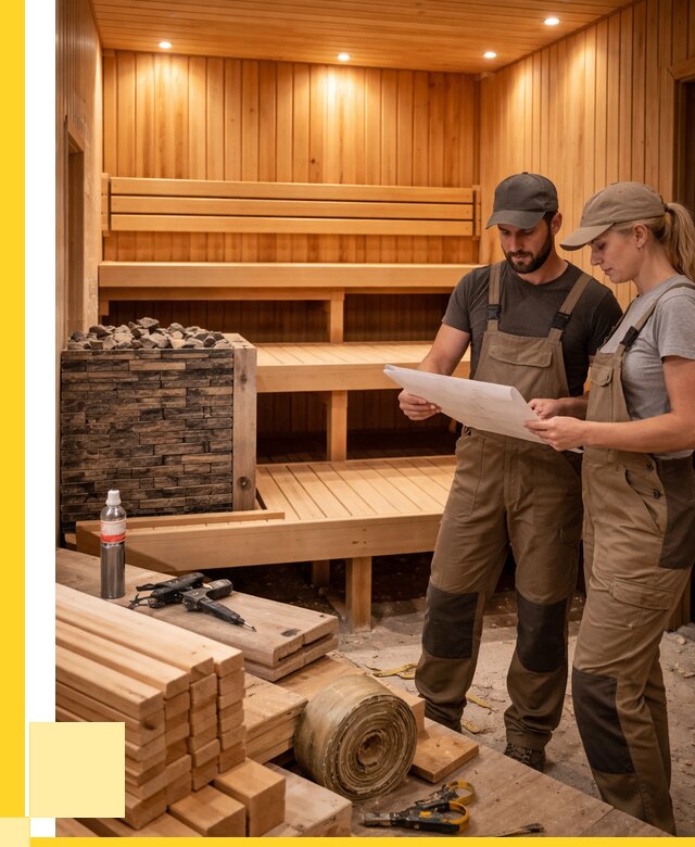 Строительство саун в Ноябрьске под ключ от 253250 р., ЭриданНбс