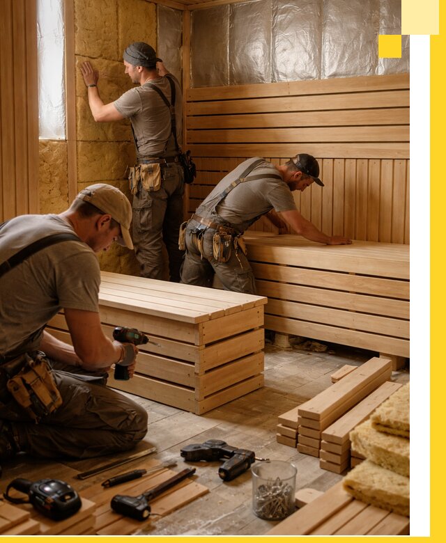 Профессиональное строительство саун под ключ в Ноябрьске