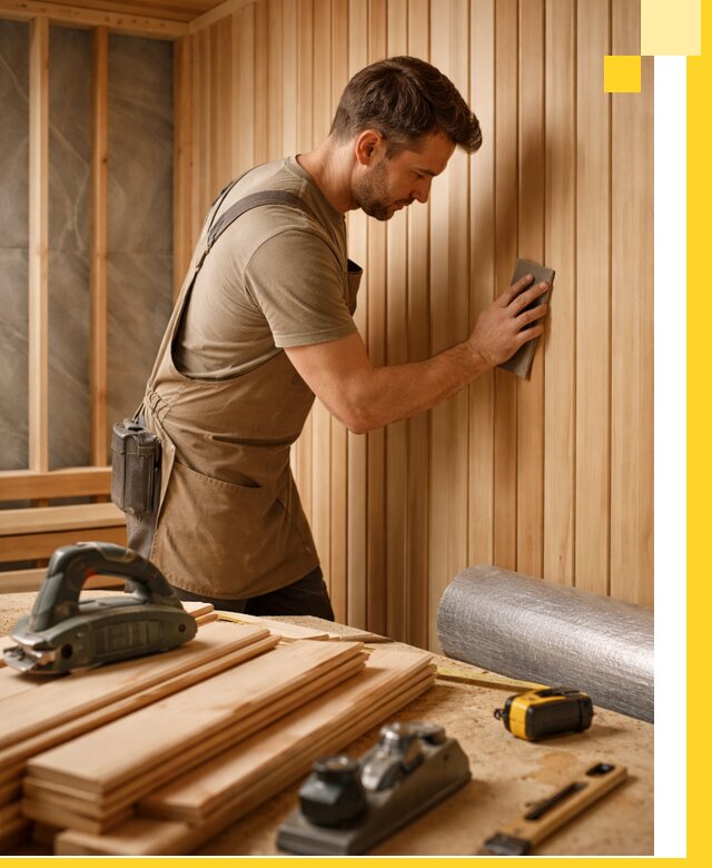 Профессиональная отделка саун и парных под ключ в Ноябрьске