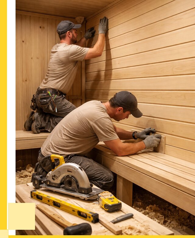 Обшивка саун вагонкой в Ноябрьске от 2533 р. | ЭриданНбс