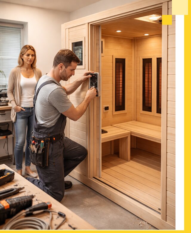 Инфракрасные сауны под ключ в Ноябрьске продажа и установка