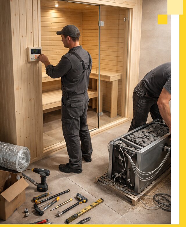 Поставка, установка и монтаж электрических саун в Ноябрьске